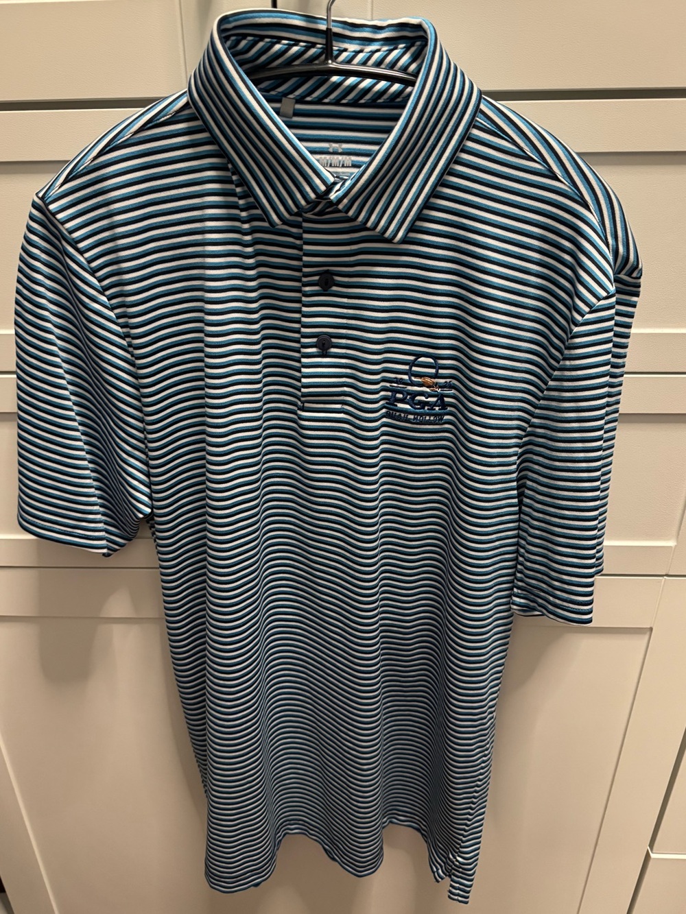 2025 PGA Championship Quail Hollow Under Armour performance golf Polo Shirt Mens